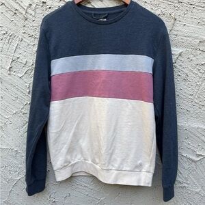 Marine Layer colorblock Crewneck Sweatshirt Small